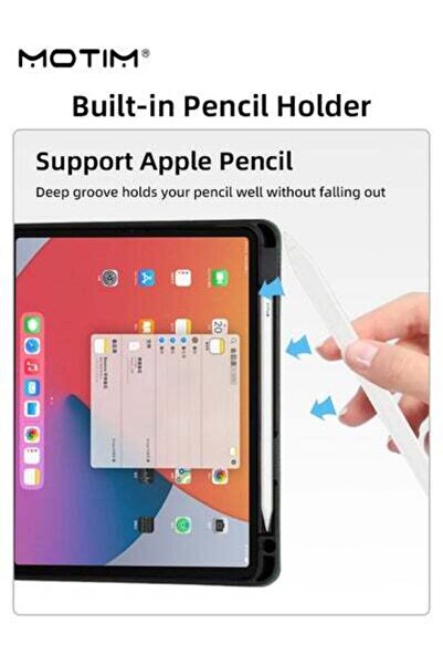 MOTIM حقيبة/حقيبة يد جلدية لجهاز iPad Pro 11 بوصة (الجيل الثاني/الثالث/الرابع Air4/Air5)