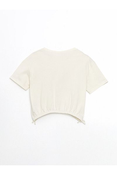 LC Waikiki Crew Neck Girl's Crop T-Shirt