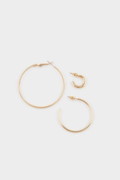 DeFacto Women's 6-Piece Gold Earrings F5947Axns