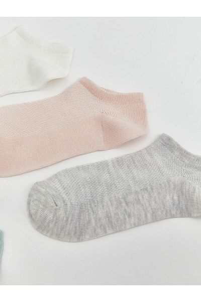 LC Waikiki New Season Women's Flat Sneaker Socks 5-Piece - S5Db39Z8