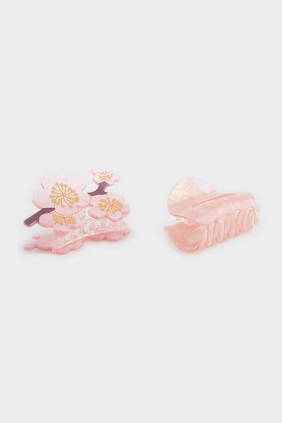 DeFacto Women's 2-Piece Pink Latch Buckle F0655Axns