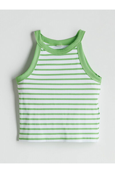 LC Waikiki Özmarka Noul sezon Crop top pentru fete cu guler halter