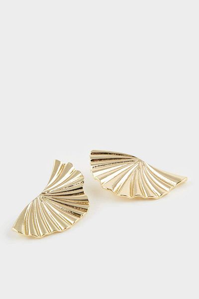 DeFacto Women's Gold Earrings F0907Axns