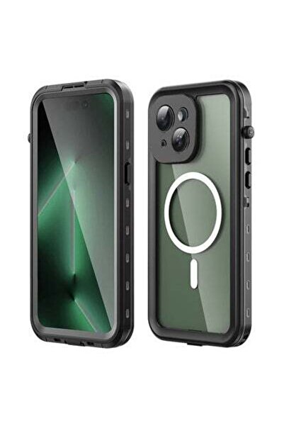 MOTIM جراب ماج سيف لهاتف iPhone 14، جراب حماية كامل مقاوم للماء مع غطاء واقي ...