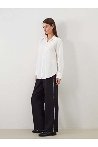 LC Waikiki Damenhose mit weitem Bein und elastischem Bund