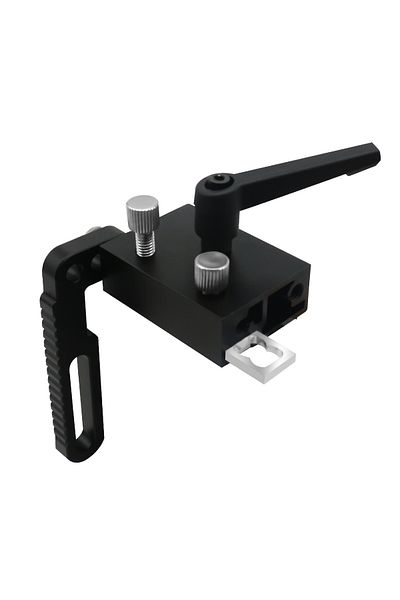 Choice black Miter Track Stop Alloy Steel T Slot Stop, Adjustable Fence Flip Stop Accurate Length Limit Dev