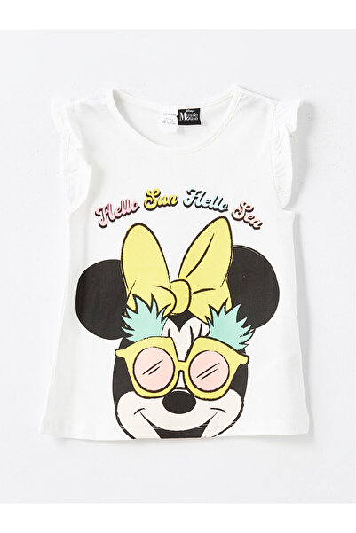 LC Waikiki Minnie Mouse Printed - Baby Girl Crew Neck Sleeveless Undershirt