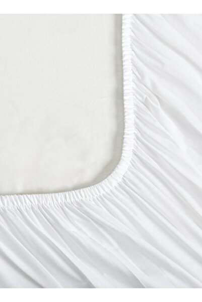 Master Home Textile Cotton Fitted Sheet Set, 2 Pcs Single Size, 100% Cotton 200TC, 30cm Deep Pocket, Fits 120x200cm Bed