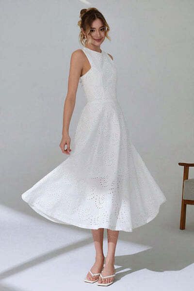 StreetWear Outlet Rochie Dama, Lunga, Fara Maneci Cu Broderie