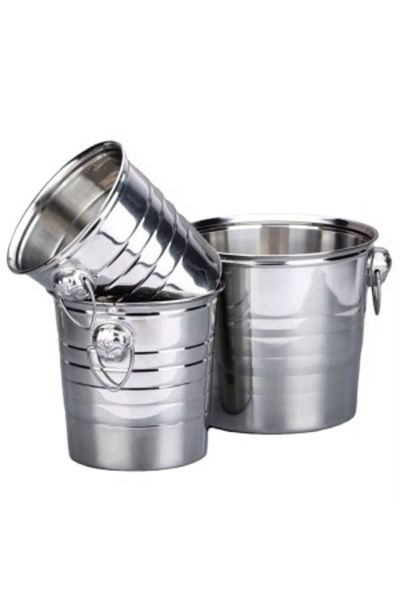 Blusmart Frapiera gheata inox cu manere, cleste de gheata inclus