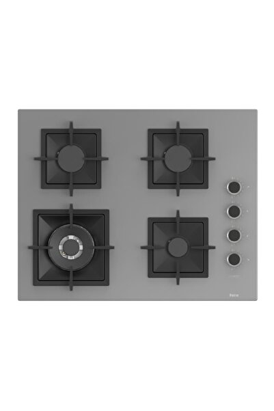 Bosch &Ferre Grigio Wok Bek - Döküm Izgara 3 lü Ankastre Set ( HBF512BH1T - SC408 - D088 ) 65 cm Ocak