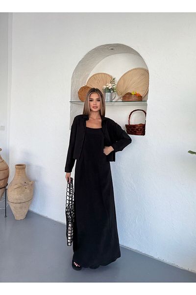 NEAR Maxi Jacket Dress with Strap – Oversized Comfortable Fit, Summer Breathable Anti-Sweat Fabric