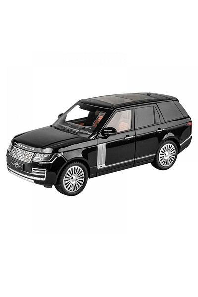 BaoBao Metal Model Car Range Rover Vogue 1:18 Black With Doors Hood Trunk Mobile BaoBao