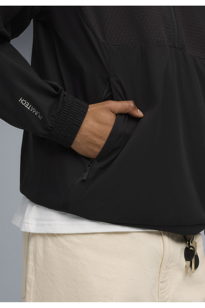 Puma Pánské tepláky PUMATECH Relaxed Half-Zip Crew