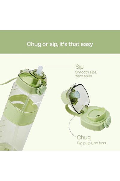 Winsor Pinnacle Piccolo Hydration Bottle (1 L, Green)