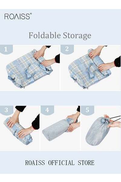 ROAISS Travel Duffel Bag Laser Gradient Sports Gym Tote Bag Shoulder Crossbody Overnight Bag