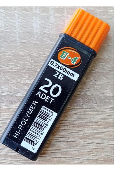 Mena Rise Şirinshop U4 Pen Tip 0.7 60 mm 2B 20 Li 1108107
