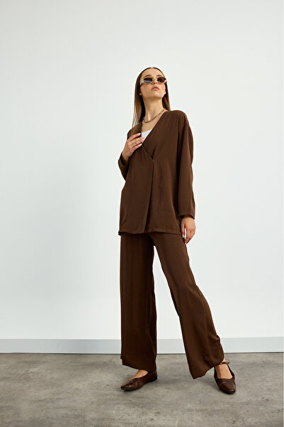 Birgül Bektaş Σετ καφέ κιμονό