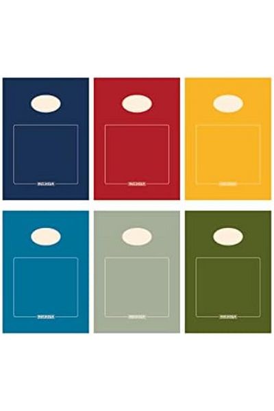 Mena Rise Diyar-Ifırsatshop A5 Cardboard Cover Notepad, Office Series, 80 Sheets, Plain, Navy 1017157
