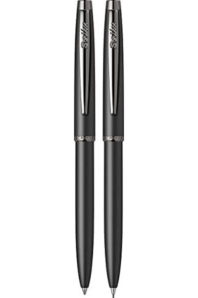 Mena Rise Şirinshop 108m Prestige Ballpoint Penversatile Pen Set Matte Black 1108107