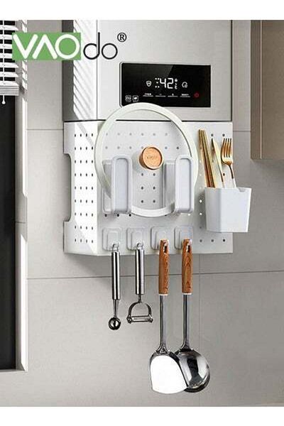 VAODO 9PCS Pegboard Hooks with Pegboard Cups Ring Style Pegboard Bins