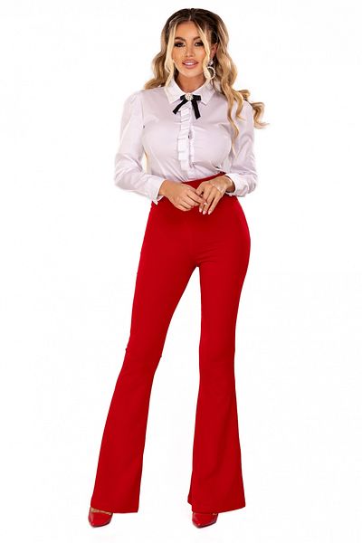 Atmosphere Fashion Red flared pants