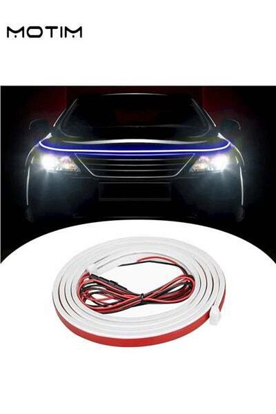MOTIM Car Hood LED Light Strip 71 Inch, Exterior Headlights, Waterproof Car Led Light Strips