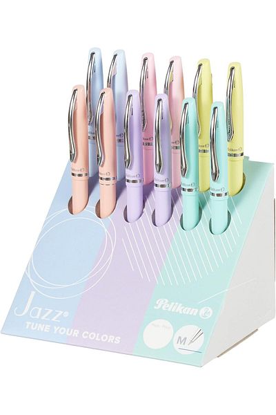 Mena Rise Şirinshop Jazz Pastel Ballpoint Pen 12Pcs Display 1108107