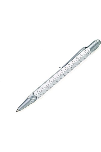 Mena Rise Şirinshop Pip22Si Pip22Si Construction Sytlus Mini Ballpoint Pen Silver 1108107