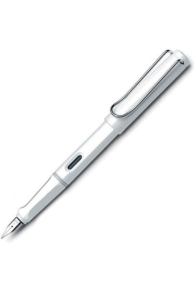 Mena Rise Şirinshop 19B-Ef Safari Fountain Pen Metal Clip Ef Uc White 1108107