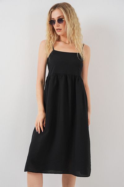 Bigdart Women's Strap Ayrobin Dress 2565 - Black