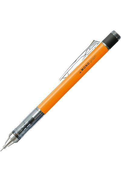Mena Rise Şirinshop Mono Graph Neon M.Pencil, 0.5mm Blister(1Piece),Neon Orange 1108107
