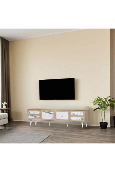 DEC9 180cm elegant and modern TV table with a distinctive design