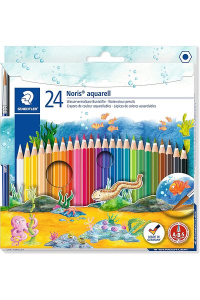 Mena Rise Şirinshop 144 10Nc24 Noris Clup Aquarell Gouache 24-Piece Brush Gift 1108107