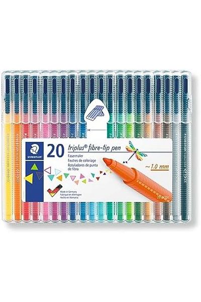 Mena Rise Şirinshop 323 Sb20 Triplus Color Triangle Felt Pen 1.0 mm Set of 20 1108107