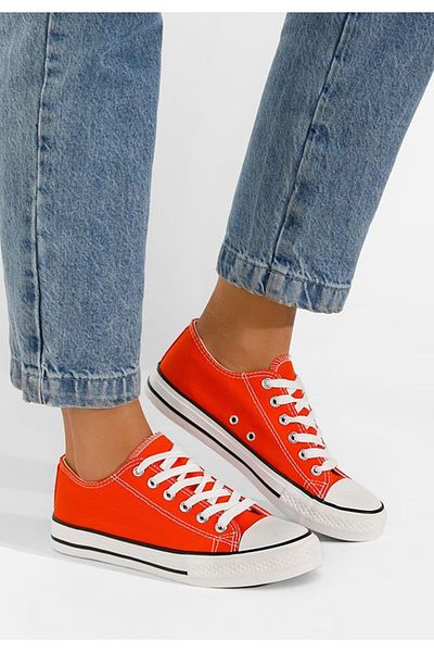 B T Shoes Cavala women's orange sneakers