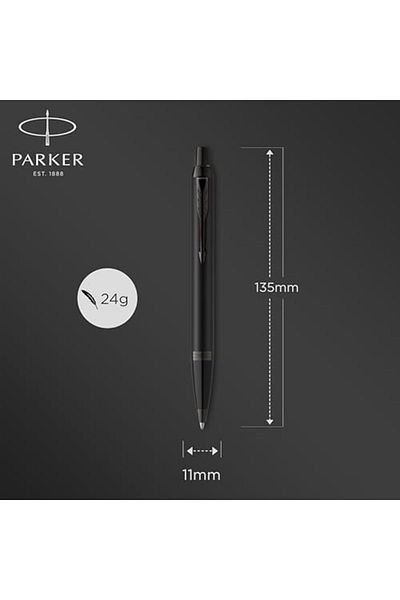 Mena Rise Şirinshop Im Matte Metallic Black Bt, Non-Smoking Pen 1108107