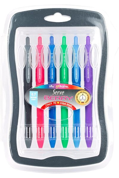 Mena Rise Şirinshop Berryjel Pen 07 mm Karma-A with Blister Cover 1108107