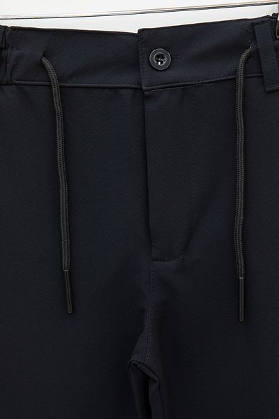 Cansın Mini Boy's Double Leg Black Fabric Trousers 21139