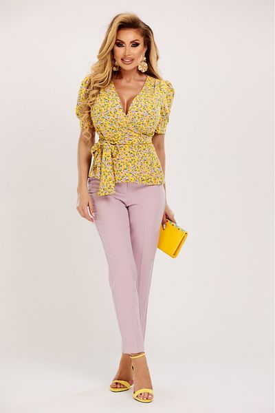Atmosphere Fashion Pantaloni liliac prăfuiți