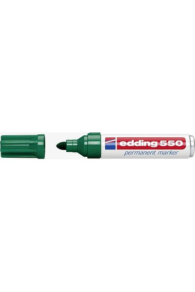 Mena Rise Diyar-Ifırsatshop 550 Permanent Marker - Green - 1 Marker - 3-4 mm Round Tip 1017157