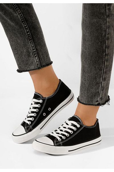 B T Shoes Pantofi de tenis pentru femei Black Mackerel