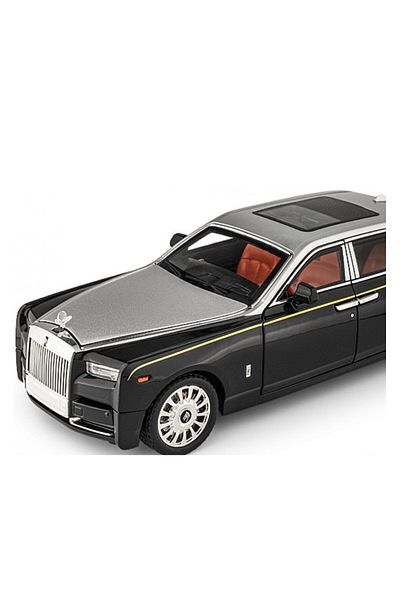 BaoBao Rolls-Royce Phantom 1:18 model car, black/silver, detailed metal model BAOBAO