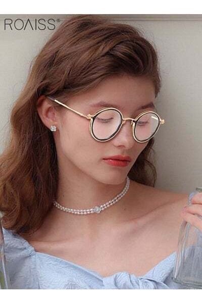 ROAISS Unisex Blue Light Blocking Glasses, Anti Eyestrain UV Glare Blue Light Glasses