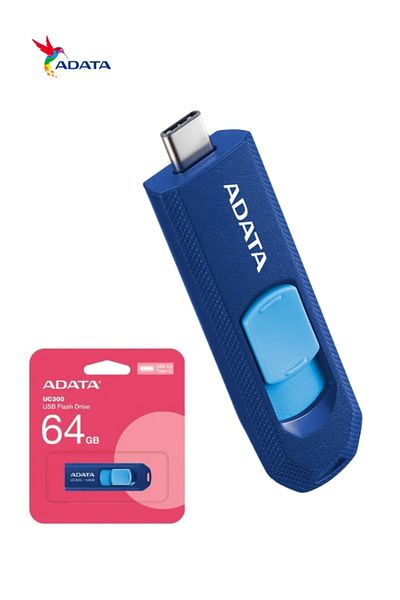 Adata UC300 USB 3.2 Gen 1 Type-C Flash Drive | Lightweight and Fast Data Transfer
