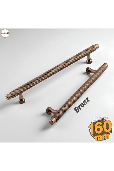 Badem10 Martin Bronze Metal Handle 160 mm Furniture Drawer Kitchen Cabinet Cupboard Modern Cover Handles Pattern