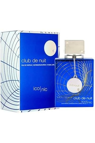 Armaf Club de Nuit Blue Iconic for Men Eau de Parfum Spray, 3.6 Ounce