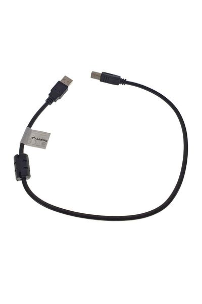 Lanberg USB 2.0 printer cable, Lanberg 42865, length 50cm, with ferrite core, USB-A male to USB-B