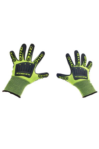 SUN Manusi de protectie, impotriva impactului minor, fibre textile, nitril si TPR, manson elastic
