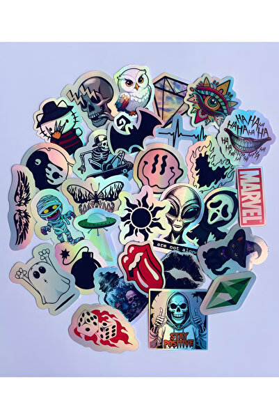 Studio D arte DIY KIT Set de autocolante cu hologramă misterioasă rezistentă la apă, pentru telefon, tabletă, laptop, cască, skateboard, autocolant